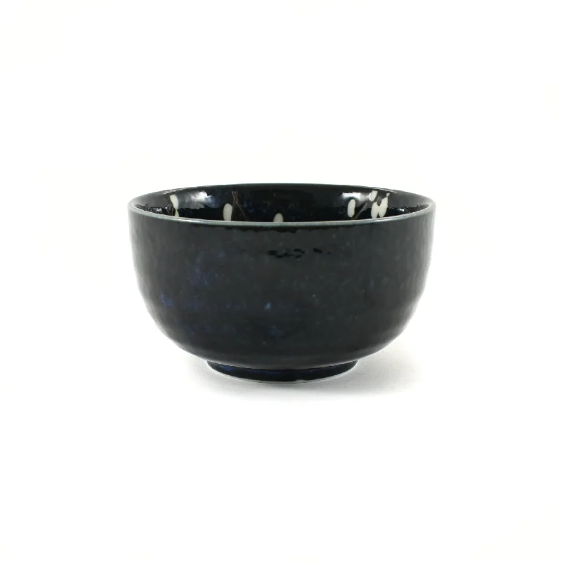 dinnerware set for family meals-Blue Sakura Rice Bowl, 13cm