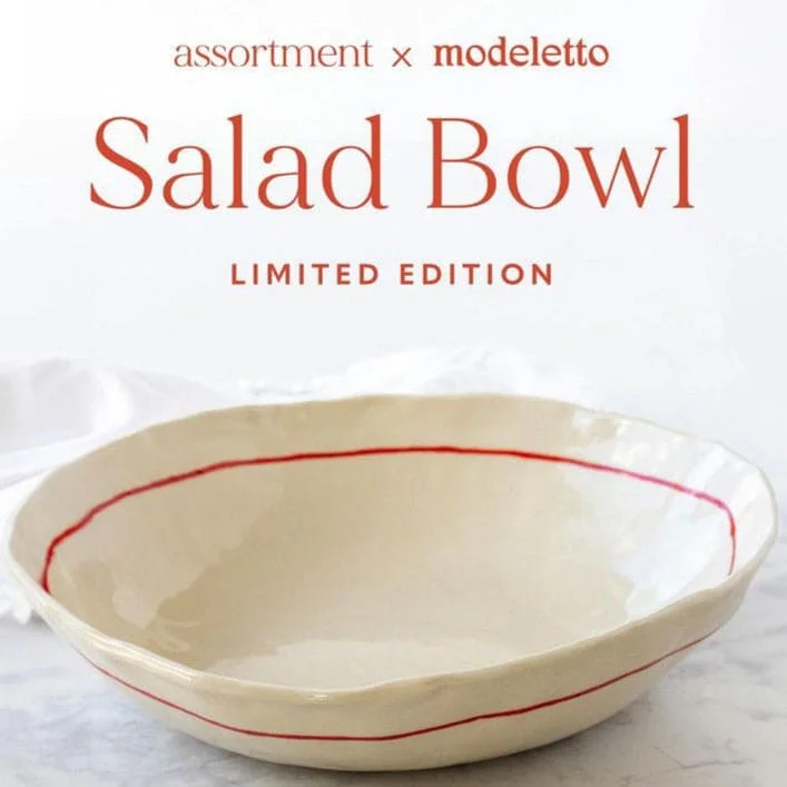 dinnerware for upscale gatherings-Assortment salad bowl