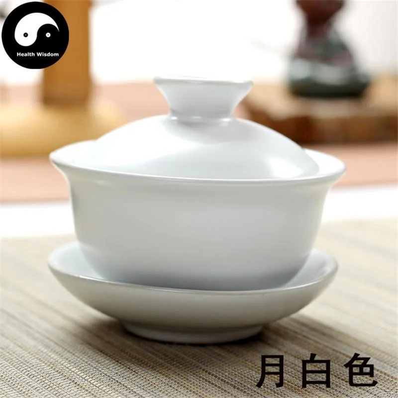 best insulated mugs for traveling-Ru Ceramic Gaiwan Tea Cup 120ml 汝窑盖碗