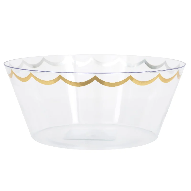 set of elegant dinner plates for celebrations-Plastic Serving Bowl, 10 Inches, 1 Count