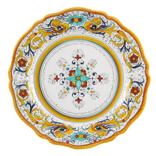 formal dinnerware set for upscale events-Raffaellesco Ceramic Handpainted Serveware