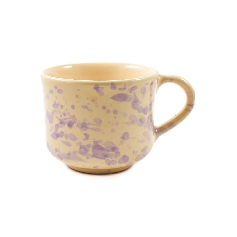 disposable dinner plates for holidays-Puglia Lilac Splatter Mug