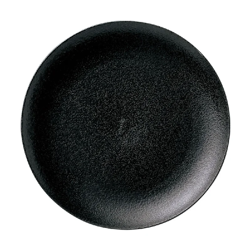 disposable dinnerware for large events-Kokuyou 10.2" Round Dinner Plate - Black