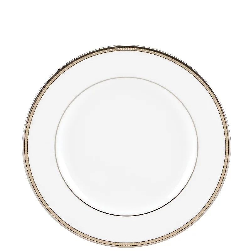 glass dinnerware set for hosting-Sonora Knot Salad Plate