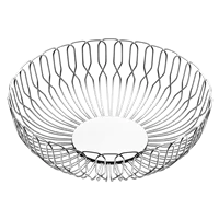 eco-friendly bamboo plates for dinner parties-Georg Jensen Alfredo Bread Basket Large