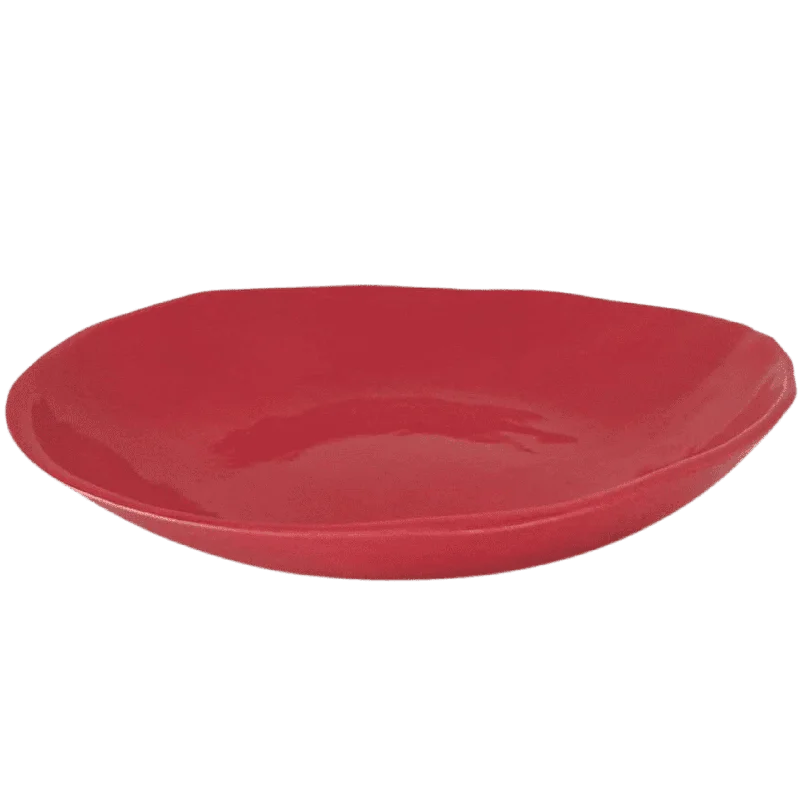 casual stoneware dinner plates set-Ruby salad/fruit bowl