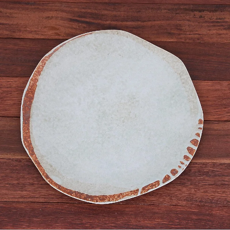 elegant porcelain dinner plates set-Novica Handmade Natural Appeal Ceramic Plate