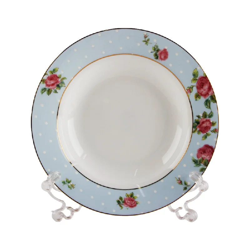 unique ceramic dinnerware set-PLATE DEEP 9INCH ROYAL BISTRO DP-810 BASIC