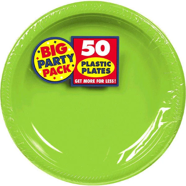 simple and elegant stoneware plates-PLASTIC PLATES   KIWI 10.25"   50PCS/PKG