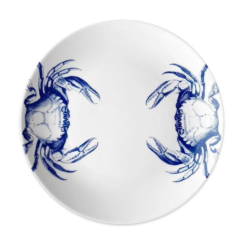 dinnerware set for family meals-Crab Coupe Dinner Plate