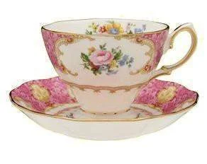 stylish coffee cups for office use-Lady Carlyle Tea Cup and Saucer