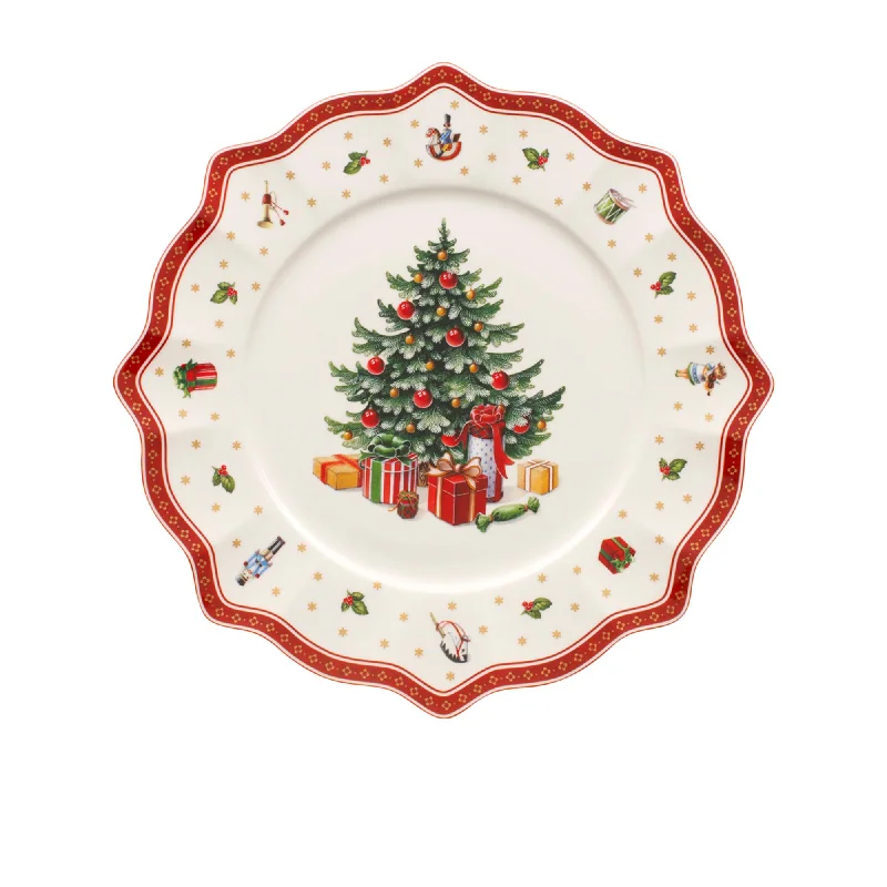 dinnerware set for hosting dinner parties-Villeroy & Boch Toy's Delight Winter Collage Buffet Plate 35cm