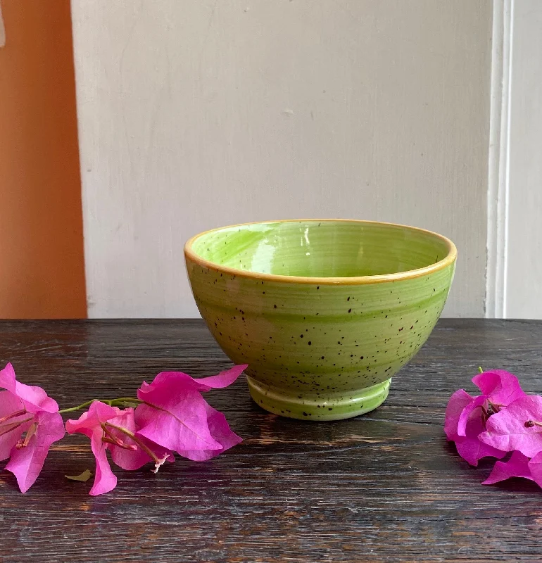 modern dinnerware for special occasions-Lime PK bowl in size 3