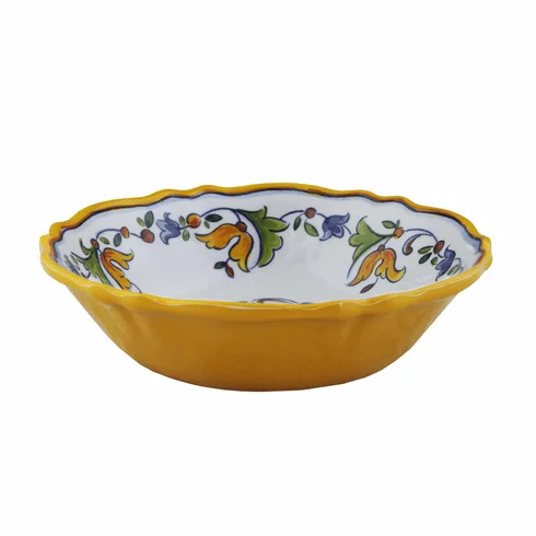 floral design dinnerware set-Le Cadeaux Melamine  Capri Cereal Bowl