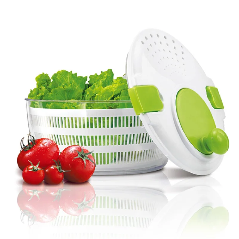 disposable dinnerware for casual parties-Large 10-inch Salad Spinner