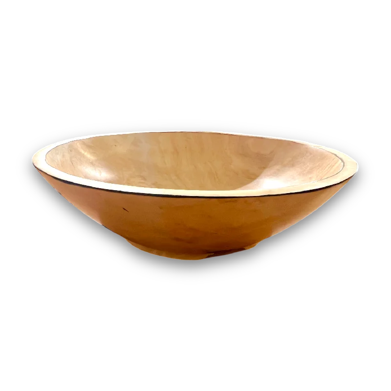 eco-friendly bamboo dinnerware for picnics-Sprungwood Maple Bowl (#27)