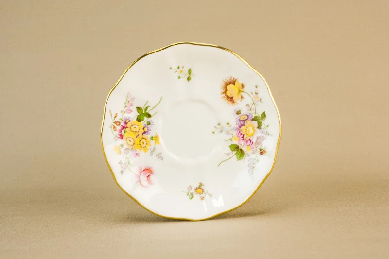 casual dinner plates for daily meals-4 Derby tea saucers