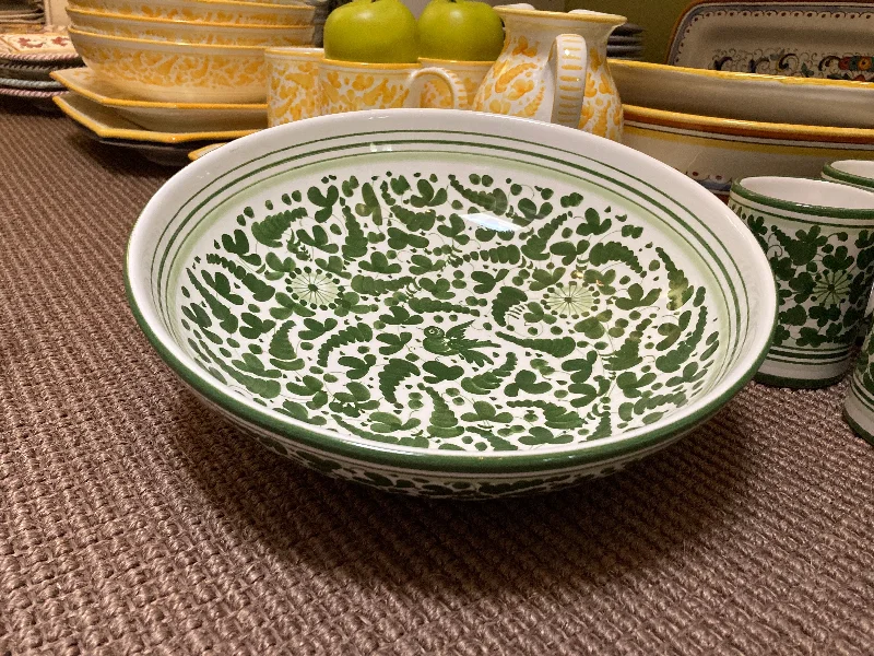 best dinner plates for home dining-Arabesco Verde Bowls