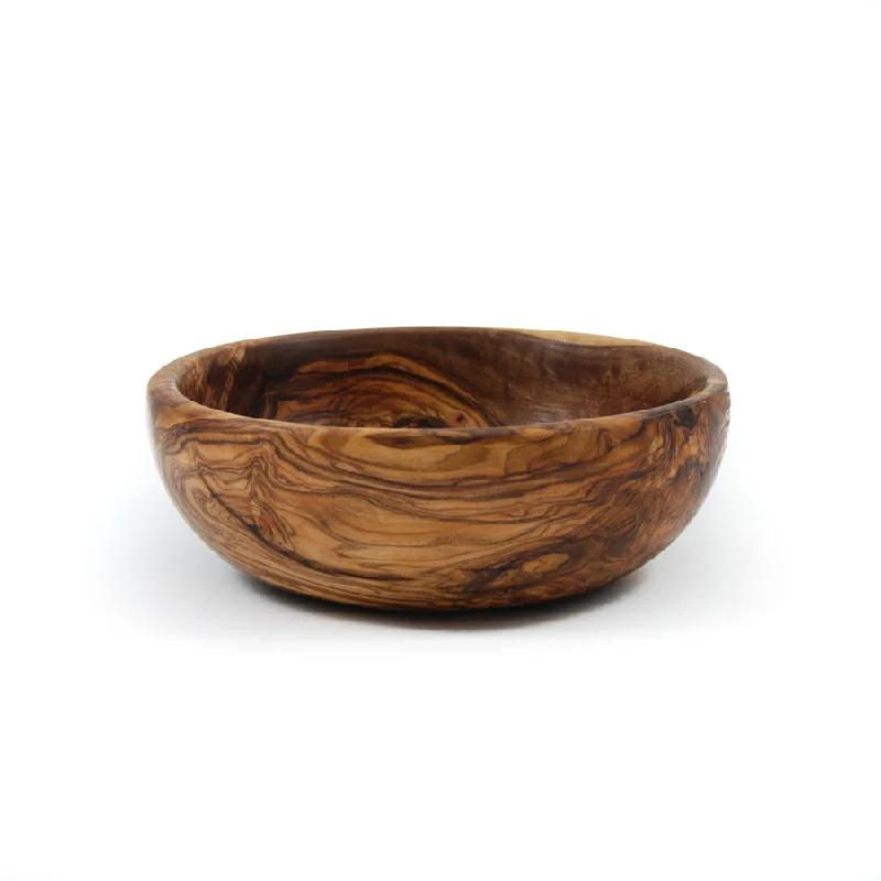 eco-conscious dinnerware for home use-Olive Wood Round Dish, 12.5cm