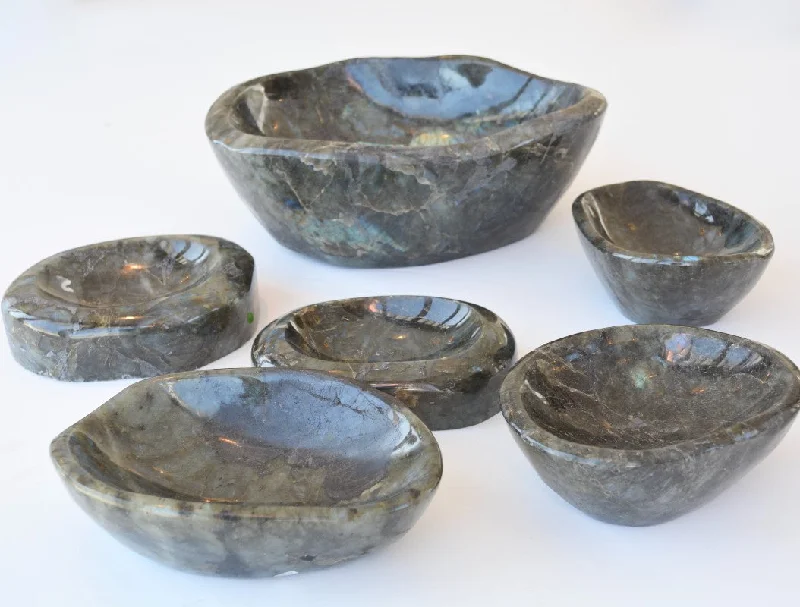 dinnerware set for upscale home parties-labradorite bowls