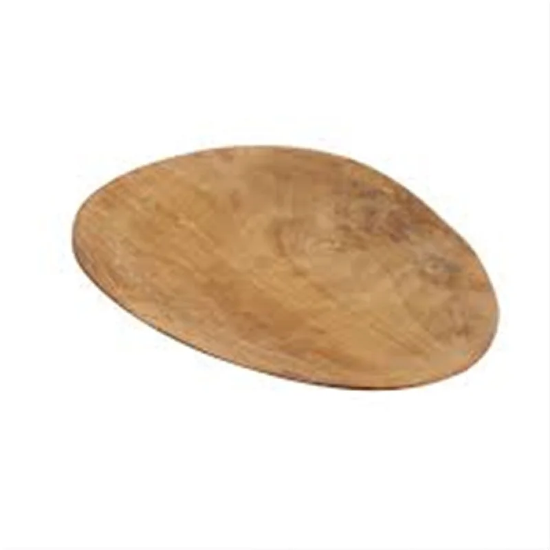 eco-friendly bamboo plates for dinner parties-Plate Tear_N - Natural- ND - Wooden