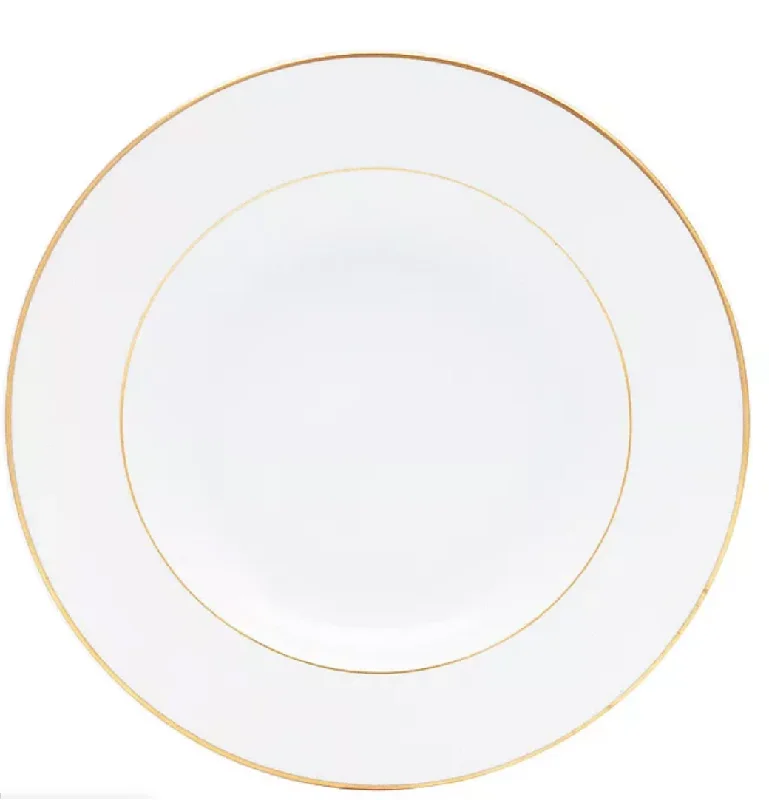 dinnerware set with matching trays-Bernardaud Palmyre Rim Soup Bowl