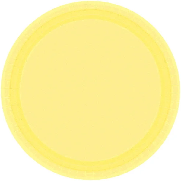 elegant dinner plates with gold accents-PAPER PLATE LIGHT YELLOW   8.5"    20CNT