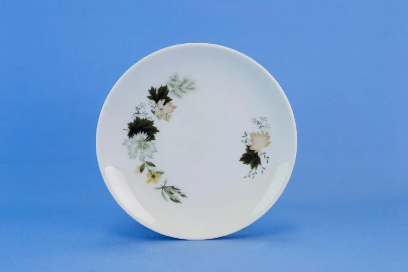 dinnerware for hosting intimate dinners-6 small plates Westwood by Royal Doulton, English circa 1960