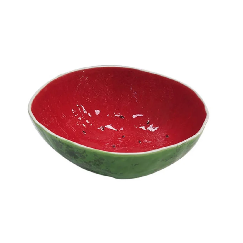 beautiful dinnerware set for celebrations-Bordallo Pinheiro Watermelon Salad Bowl, 28cm