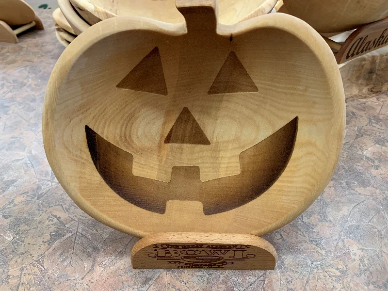 outdoor dinnerware for outdoor adventures-Engraved Pumpkin Bowls