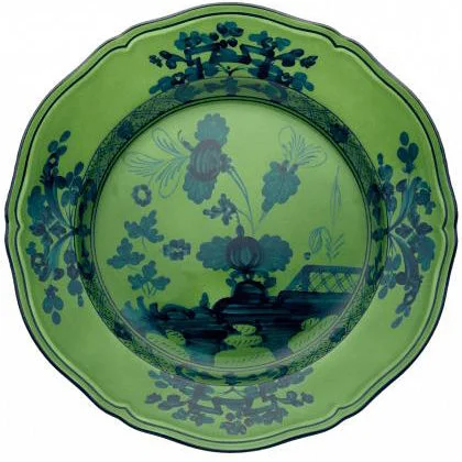 reusable outdoor dinner plates set-Richard Ginori Oriente Italiana Malachite Collection