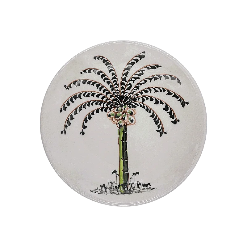 unique dinnerware for hosting intimate dinners-Palm Side Plate