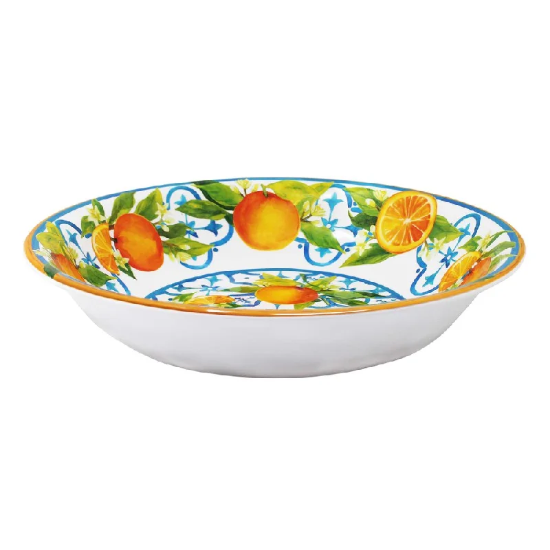 eco-friendly dinner plates for barbecues-Le Cadeaux Valencia Salad Bowl 13.75 inch Melamine