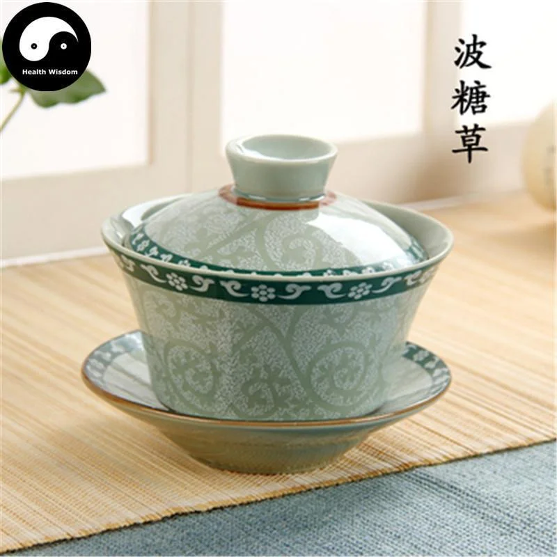 eco-friendly coffee mugs for tea-Ceramic Gaiwan Tea Cup 180ml 盖碗