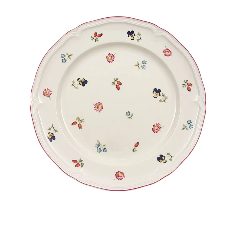 reusable outdoor dinner plates set-Villeroy & Boch Petite Fleur Dinner Plate 26cm