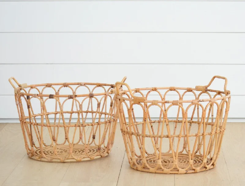 disposable plastic plates for large gatherings-rattan baskets