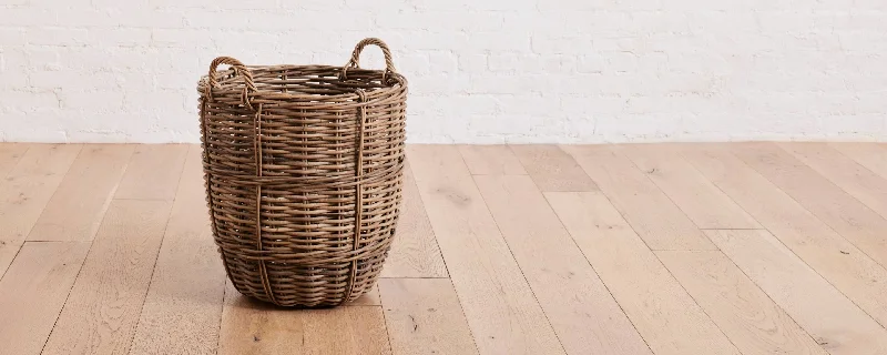 luxury tableware for family dinners-round rattan basket collection