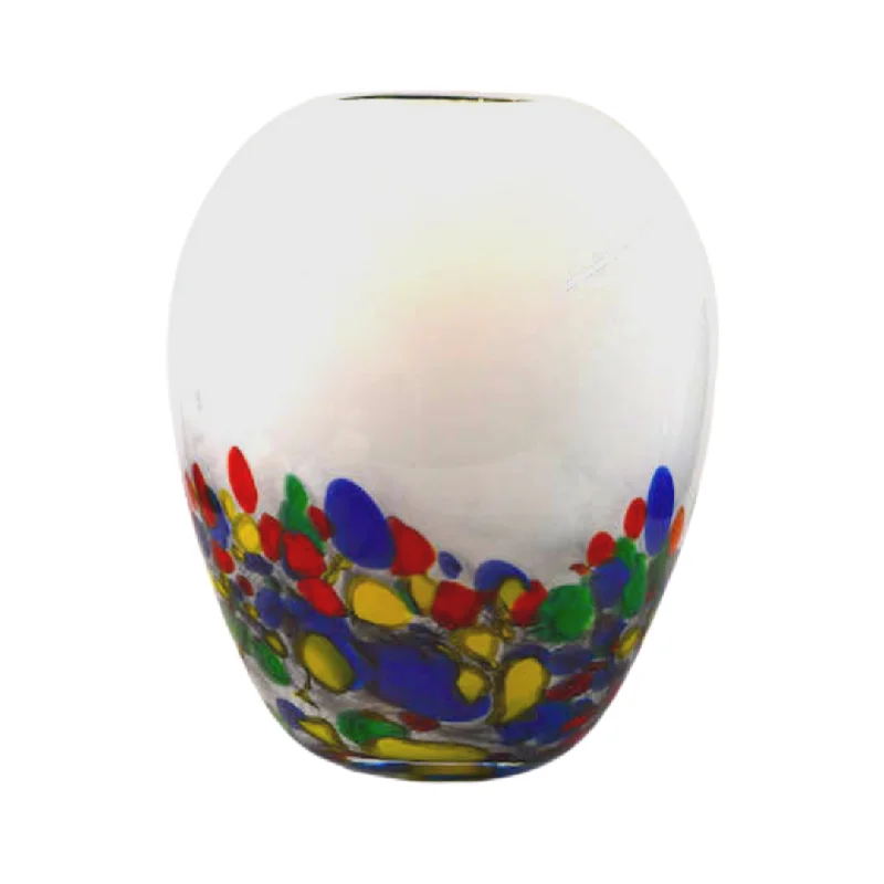 Luxury handmade vases for wedding centerpieces -1960s Murano Glass Confetti Vase