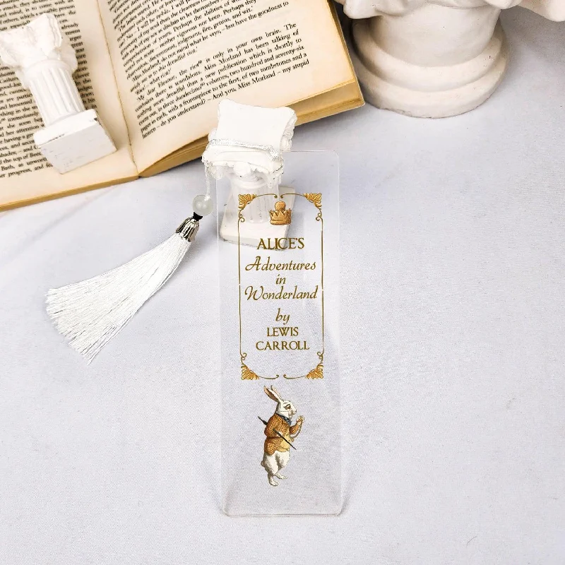 Designer flower vases for luxurious living rooms -Alice's Adventures in Wonderland Acrylic Bookmark