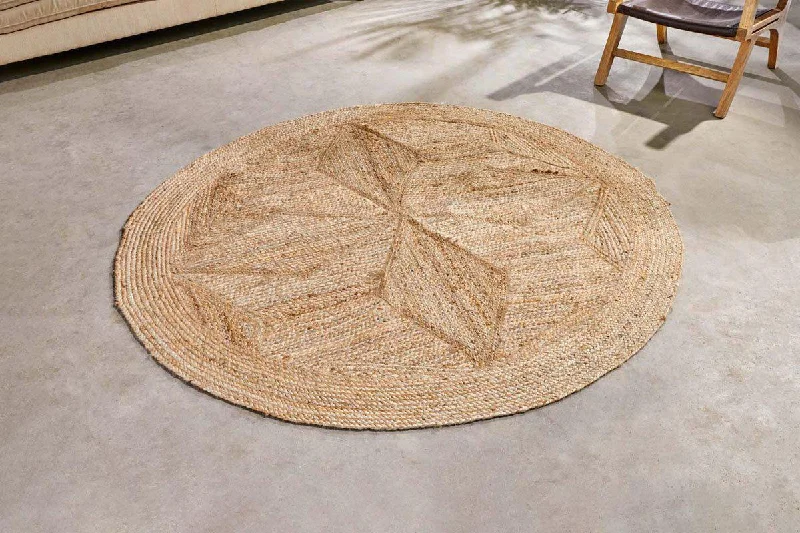 Large vases for wedding floral centerpieces -Braided Hemp Patterned Rug