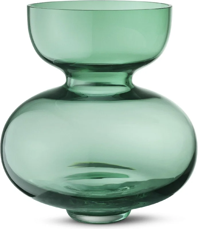 Beautiful crystal flower vases for home interiors -Georg Jensen Alfredo Vase Light Green, 25 Cm