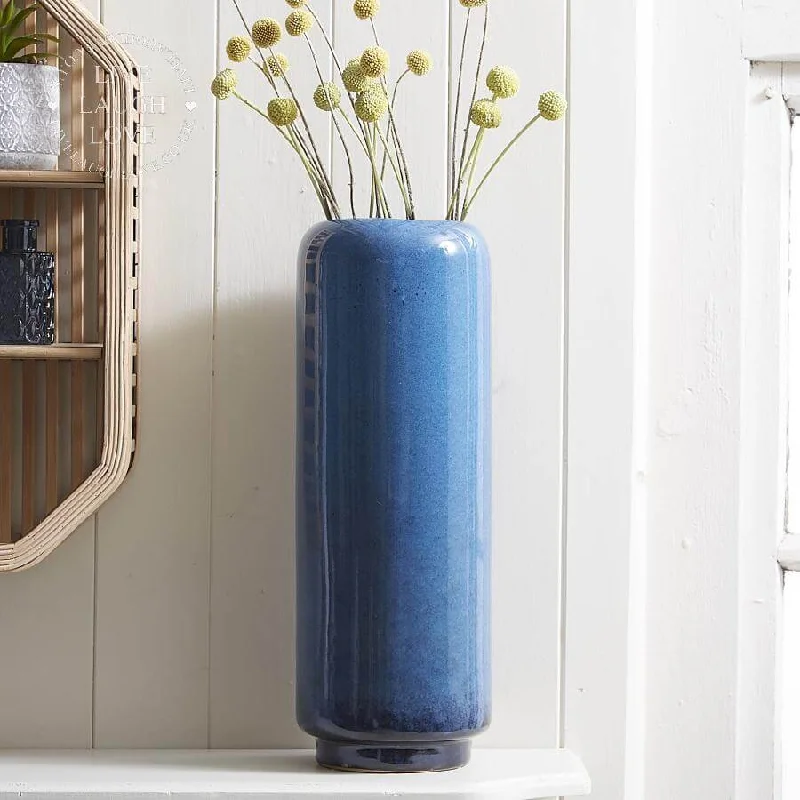 Tall vases for contemporary home flower arrangements -Large Ceramic Willow Vase