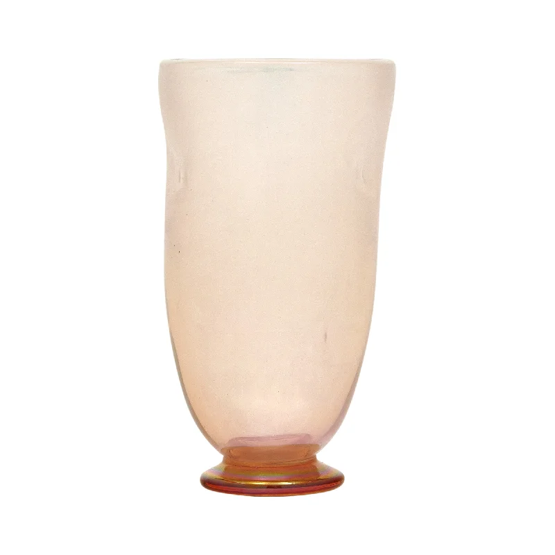 Tall glass vases for elegant home decoration -Murano Glass Iridescent Rose Vase