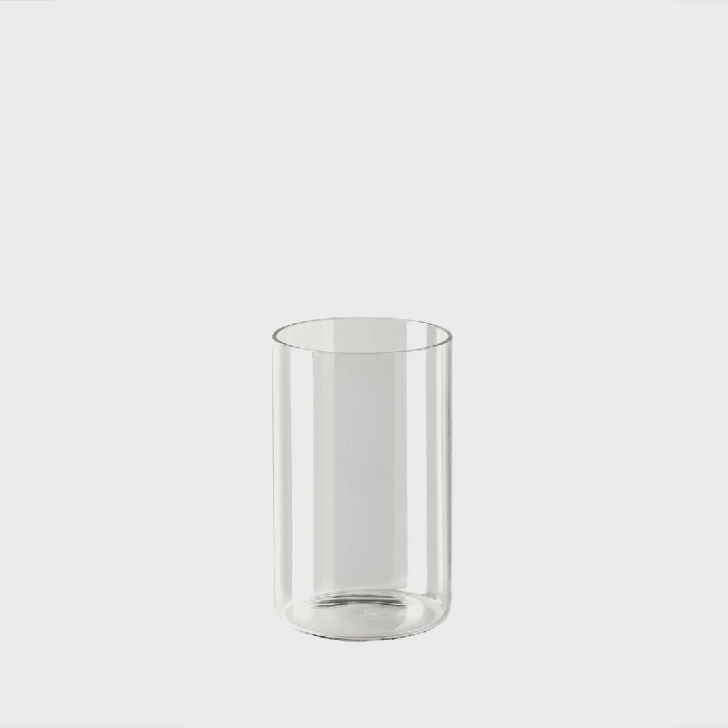 Clear decorative flower vases for dining tables -Easy Small - Extremely pure borosilicate blown glass vase