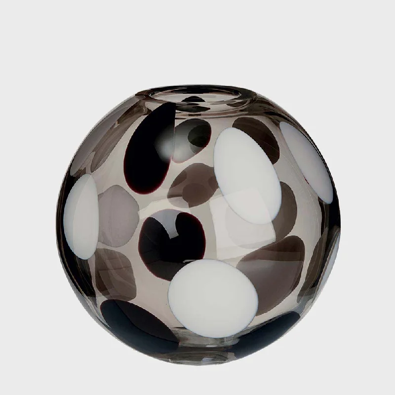 Simple decorative vases for wedding flowers -Sfera - Transparent mouth-blown spherical vase