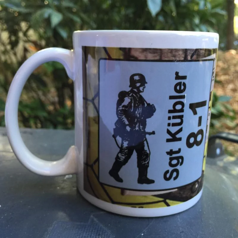 unique travel coffee mugs for work-Advanced Squad Leader Game Personalized Coffee Mug