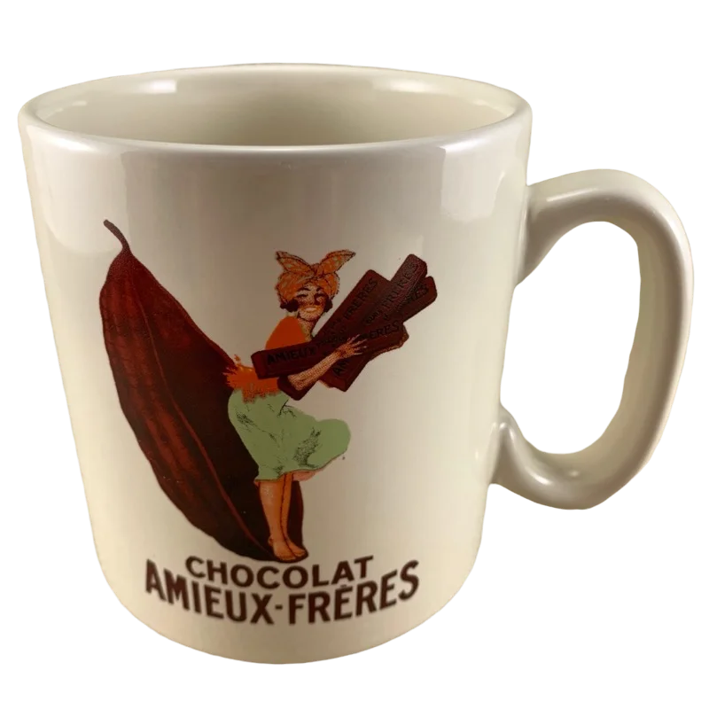 unique coffee mugs for summer-Chocolat Amieux Freres Mug Editions Clouet