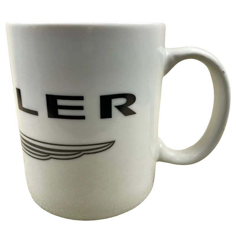 eco-friendly coffee mugs for outdoor use-Chrysler Logo Mug