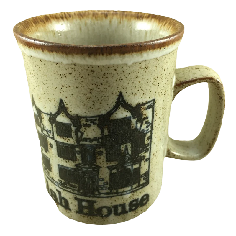 funny coffee mugs for office gatherings-Church's Welsh House Speckled Mug Dunoon