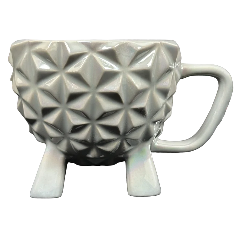 reusable coffee mugs with logos-Epcot Center 3D Figural Spaceship Earth Mug Disney Parks